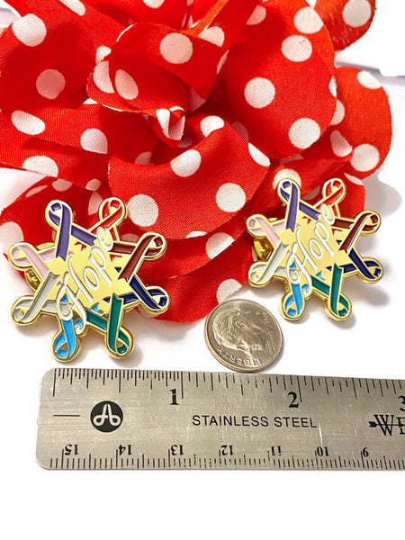 Hope Pin All Colors and Causes - Hope For Every Cause Cancer Disease Illness Awareness Support Pins
